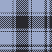 Brunnera Blue Anthracite Plaid
