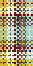 Yellow teal plaid