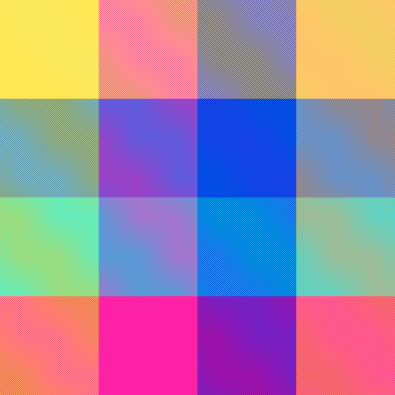 Bright Madras Check v2 2x2 Twill