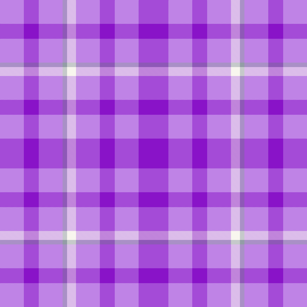 Purple Silver Plaid