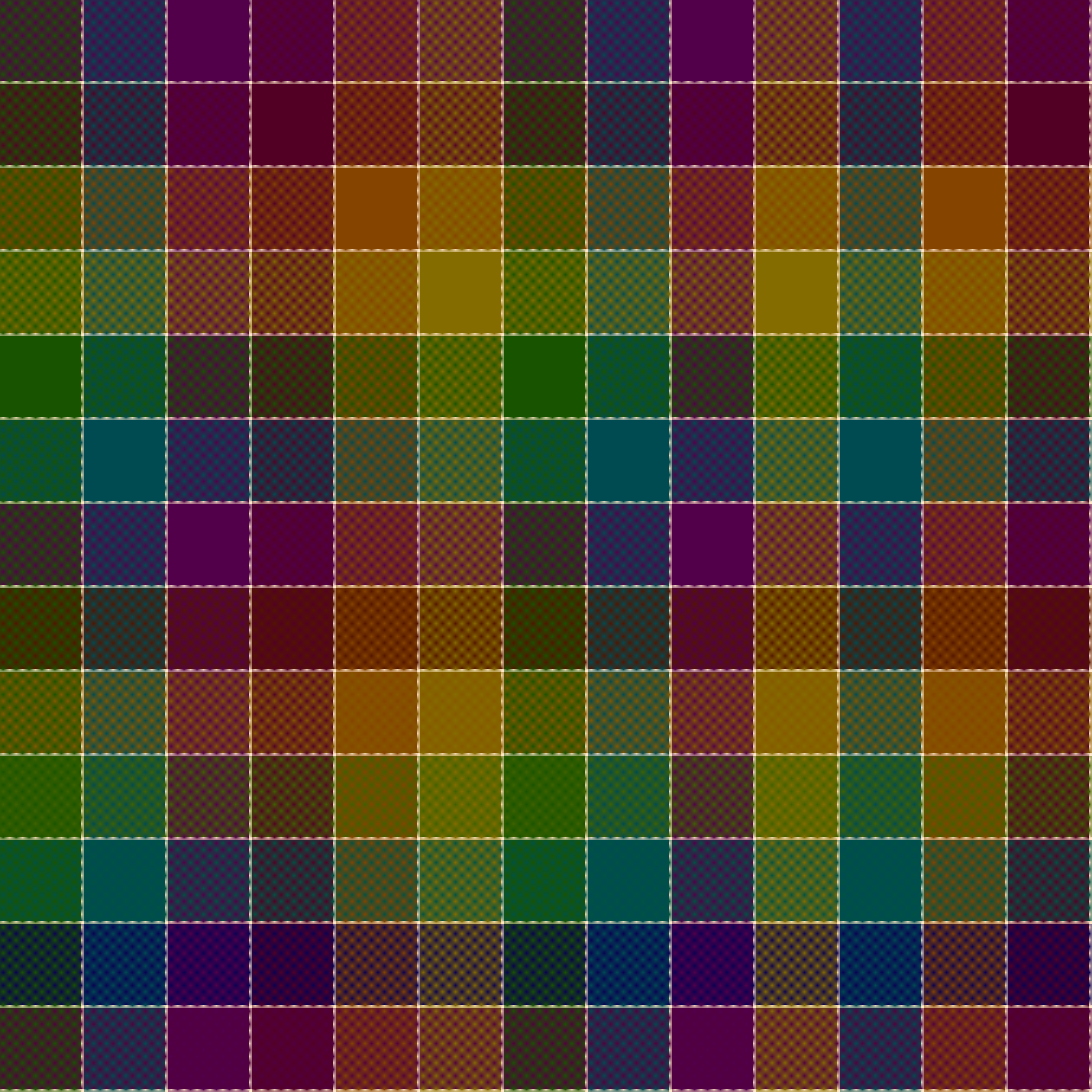 rainbow plaid