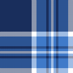 Indigo Blue White Man-v