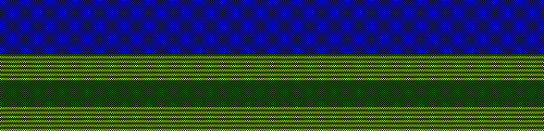 green stripe