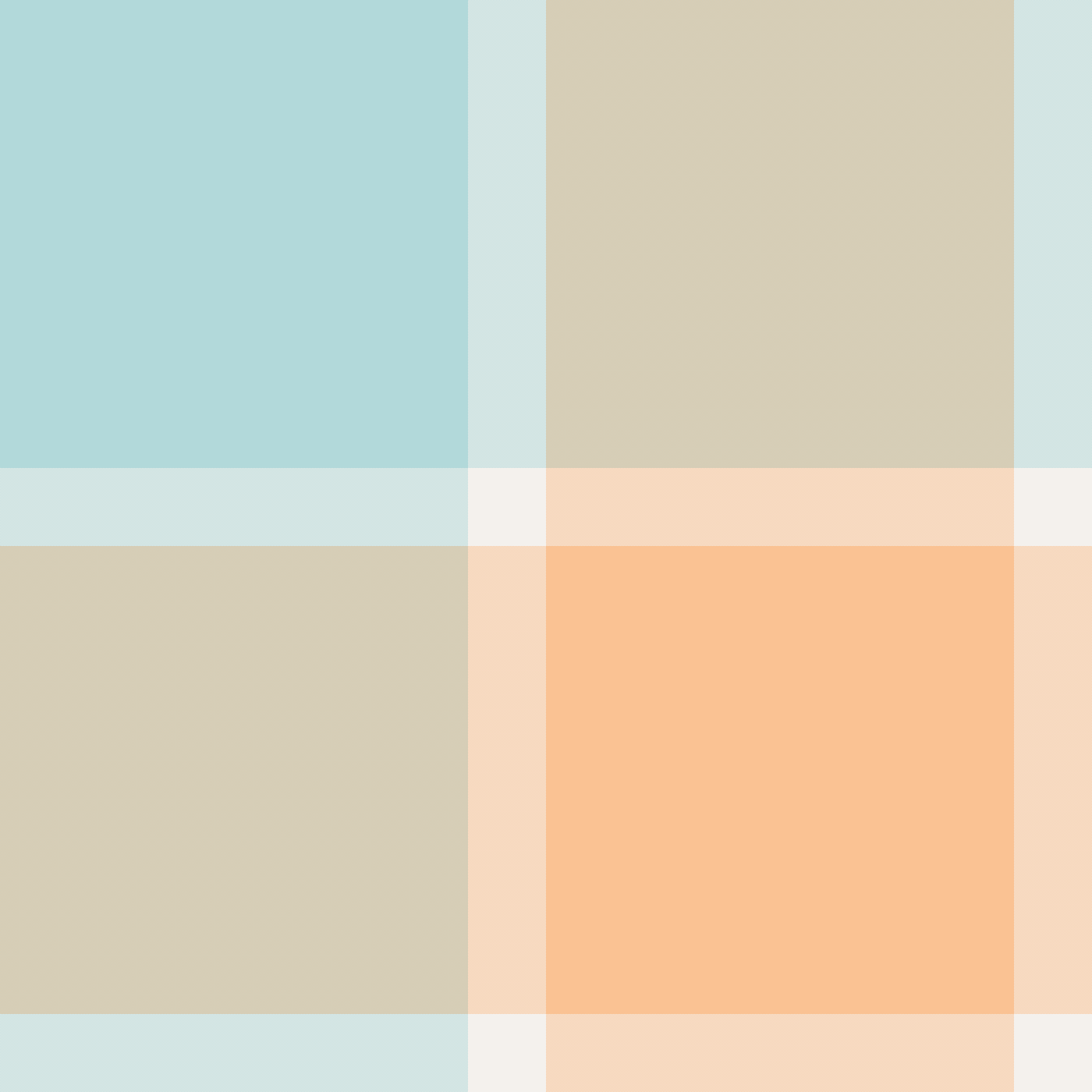 muted resort plaid