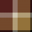 Maroon, Creme, And Gold Plaid