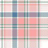 coral crew plaid