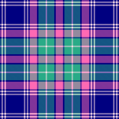 Navy Green Pink Plaid