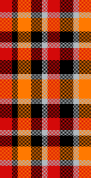 red orange black and gray