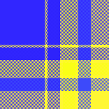 blue yellow