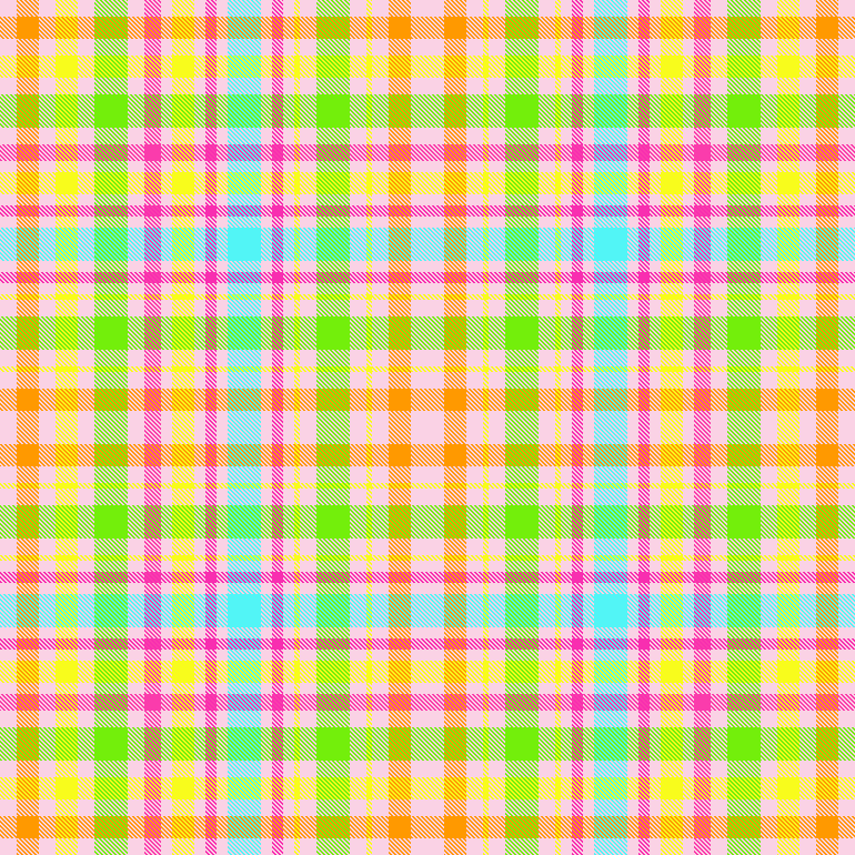 rainbow plaid