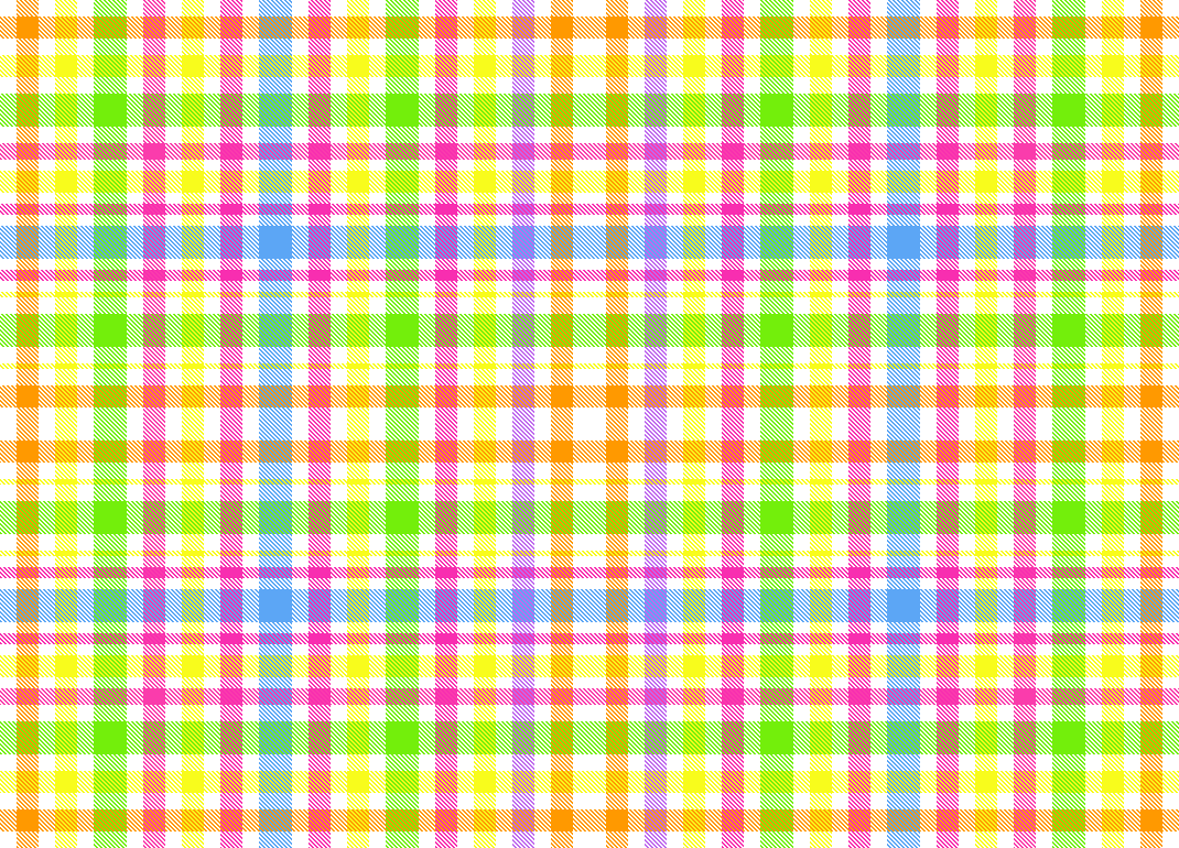 rainbow plaid twil