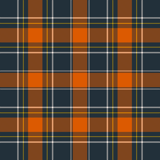 orange plaid