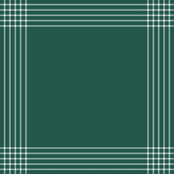 Forest Green with White Stripes II
