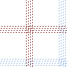 S27 LSH FASHION - RED BLUE CHECKS