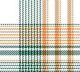 Orange and Green Plaid