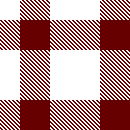 Maroon and White Gingham Plaid