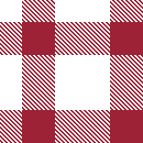 Red and White Gingham Plaid