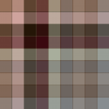 Mahogany Metallic Squares