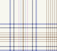 plaid with toutch of brown
