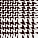 Black houndstooth plaid