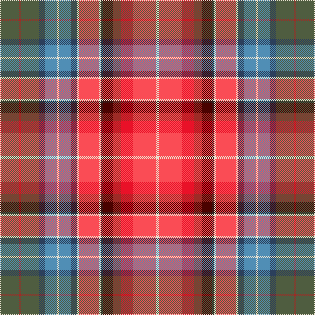 A Joined Plaid dated 1748