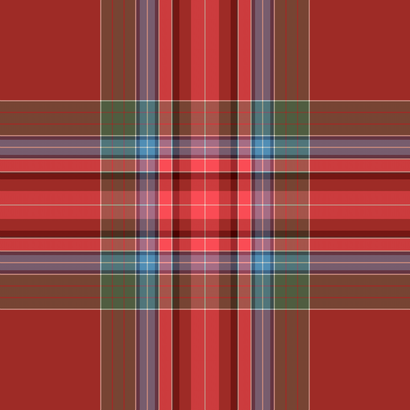 A Joined Plaid dated 1748