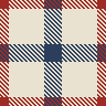 Officer Colored Check #1 43 tpi tiled