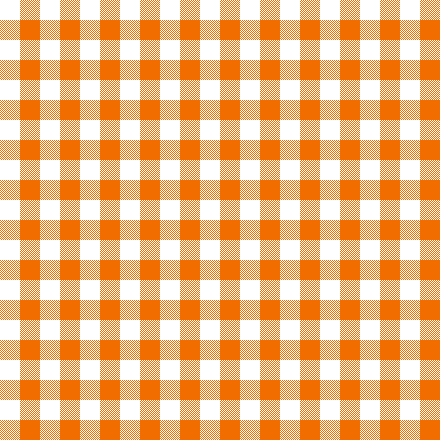 Orange gingham