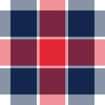 red navy check