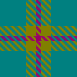 Teal Olive Purple