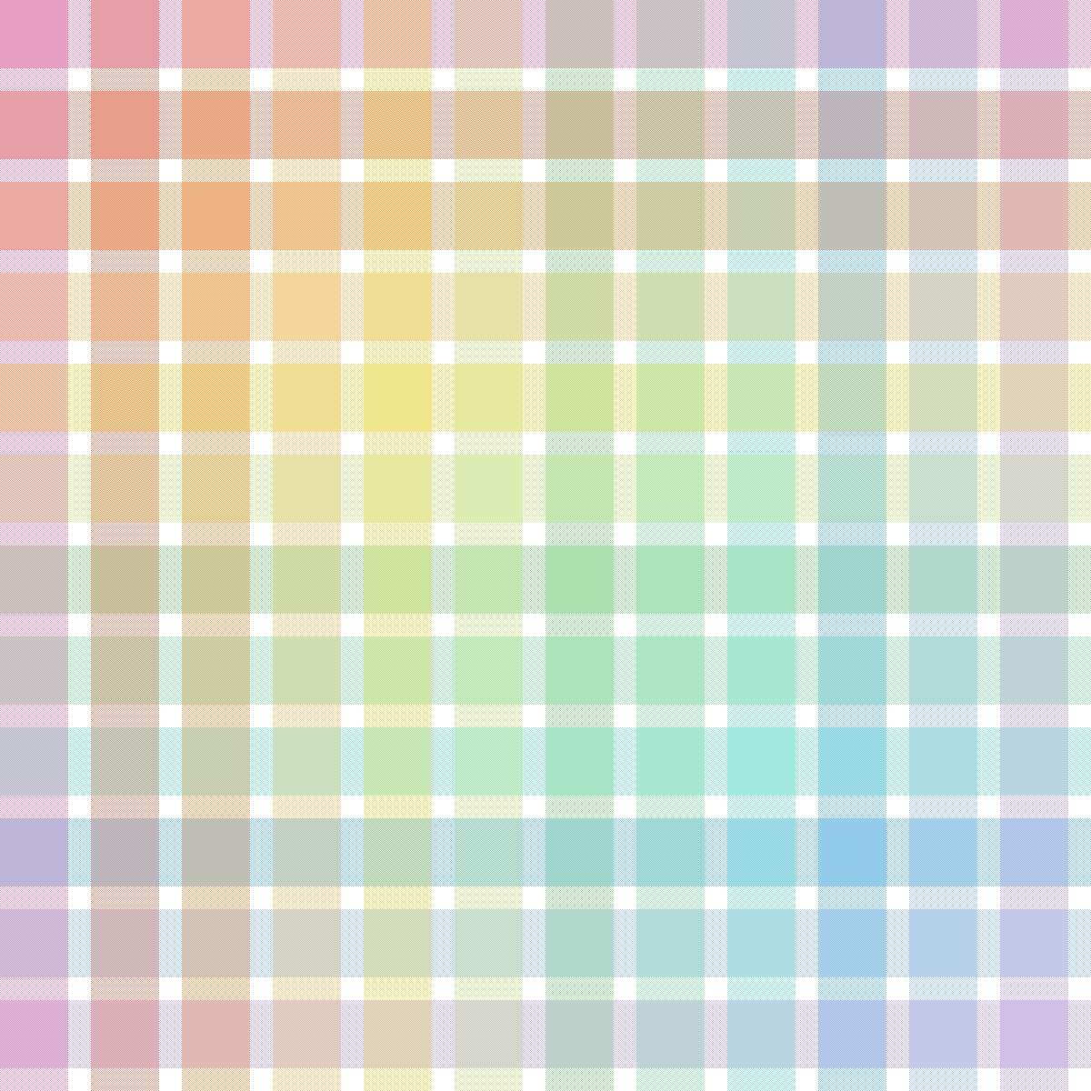 rainbow gingham