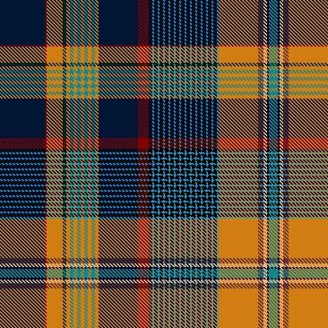Gold and Blue Plaid